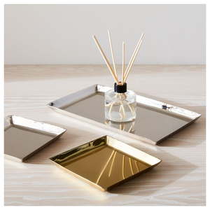 Elegante bandeja para servir Bodas de acero inoxidable Artesanía de metal moderna Acabado de alto brillo Ecológico Resistente a los arañazos para - Product Image 3