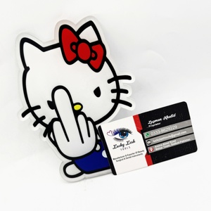 อุปกรณ์ต่อขนตา Lucky Lash Tools ยอดขายอันดับต้นๆ แผ่นอะคริลิคสำหรับวางขนตา รูปทรงคิตตี้สุดน่ารัก ทันสมัย สำหรับต่อขนตา แผ่นวางขนตาแบบยั่งยืน - Product Image 5