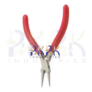 115mm Round Nose Micro Line Pliers with PVC Handles Spring Smooth Jaws for Jewelry Making DIY <b>Crafts</b> Crimping Fishing Joint Box - Product Image 6