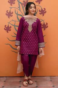 Lehenga Choli formel brodé en acrylique pour filles pakistanaises, pour les occasions de mariage, d'anniversaire et d'Eid - Product Image 2