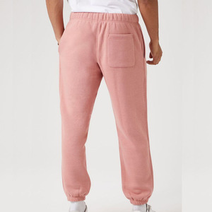 Pantalon de Jogging de base pour homme, Streetwear de couleur rose, à taille élastique, dernière collection été 260, GSM - Product Image 4