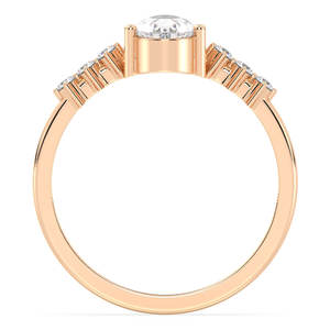 Bijoux fins REYES sur mesure en argent sterling 925, taille poire, 0,75 moissanite, prix de gros, certifié GRA, cadeaux - Product Image 6