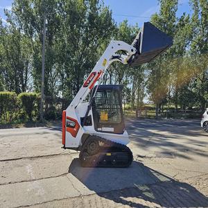 Mini-chargeuse compacte haute performance Bobcat sur roues, moteur diesel, faible nombre d'heures, construction robuste, pompe moteur, garantie de 2 ans disponible - Product Image 6