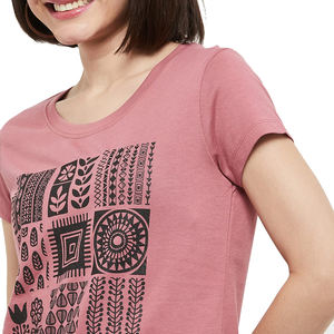 OEM Service เสื้อยืดผู้หญิงดีไซน์ใหม่เสื้อยืดผู้หญิงแบบลำลองสำหรับขนาดผู้ใหญ่ - Product Image 4