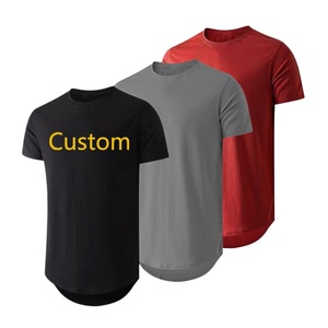 Camiseta de Hombre de Excelente Calidad, Estilo Hipster, Corte Recto, Dobladillo Curvo, Larga, 100% Algodón, Tejida, Holgada, Ecológica, Transpirable y Personalizable - Product Image 1