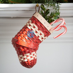 Elegante bambú tejido Navidad gnomos decoración Navidad paquete y guardar gnomos hechos a mano paquete para regalos vacaciones - Product Image 3