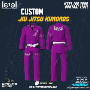 2025 entrenamiento lucha mezcla artes marciales profesionales superventas Gis Karate traje 2025 Kimono personalizado Jiu Jitsu uniforme - Product Image 3