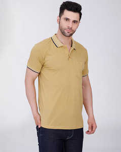 Camisetas de Golf para Hombre, Tallas Grandes, Logotipo Personalizado en la Parte Delantera, Impresión Digital, Color Sólido, Tejido Jersey Transpirable, Manga Corta, Casual, para Exteriores - Product Image 5