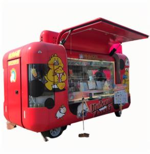 Remorque mobile pour boissons avec refroidisseur de bouteilles et bac à glace pour la vente de sodas et de boissons gazeuses en rue - Product Image 6