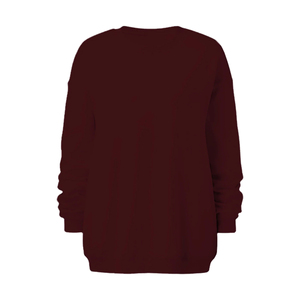 Sudadera Larga de Invierno para Mujer, Cálida, Transpirable, Holgada, Ecológica, Mezcla de Poliéster/Algodón, Felpa, Textura Interior Suave - Product Image 3