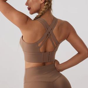 Débardeur femme Gym Corset soutien-gorge de sport creux respirant Sexy course athlétique haut court Style Simple vêtements de sport - Product Image 3