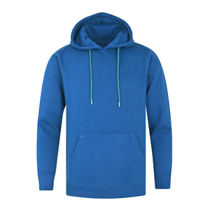 OEM Oversized Custom logo Plain Blank Drop Shoulder Cotton French Terry <b>Lightweight</b> Embroidery Drawstring <b>Hoodies</b> for <b>men</b> - Product Image 5