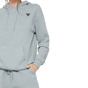 customized wholesale Oeve High Quality Women Custom 2 Piece Space Cotton Women Hoodie And <b>Joggers</b> Set sports - Product Image 3