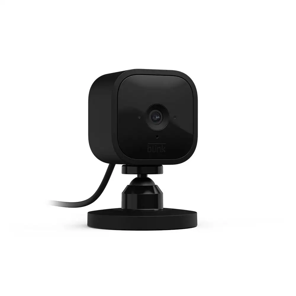 Amazon Blink Mini Compact indoor plug-in smart security camera