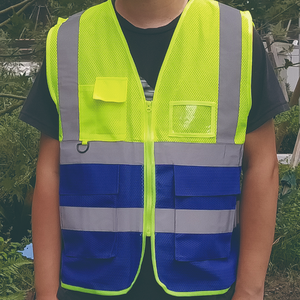 Chaleco de Seguridad de Alta Visibilidad Impermeable al por Mayor, Diseño Reflectante, Secado Rápido, Transpirable, con Bolsillos para Exteriores - Product Image 4