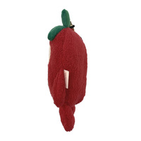 Porte-clés en peluche personnalisé, tendance mode, couleur personnalisable, figurine de simulation, icône de marque, breloque de sac en métal