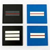 Écussons personnalisés en PVC pour grades de la Gendarmerie Brigadier, écussons de poitrine, écussons de grade, écussons en caoutchouc souple 3D, badges thermocollants