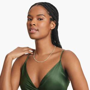 Collar de cadena de tenis de diamante de moissanita estilo Hip Hop de 22 pulgadas, joyería de moda de gama alta chapada en oro de 10K para regalo - Product Image 2