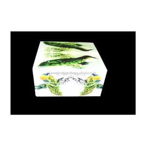 Dernière conception de paon MDF boîte-cadeau en bois impression numérique finition bois de teck poli élégant tenture murale boîte décorative cadeaux - Product Image 3