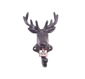 Luxury Modern Design Reindeer Hat & Coat Hook Cast Iron Hook <b>Wall</b> <b>Hanger</b> Self-adhesive Hooks From Indian Manufacturer - Product Image 3