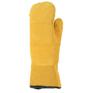 Premium Anti-Cut Split Leather <b>Oven</b> <b>Mitt</b> Gloves Heat Resistant Flame Retardant for Cooking BBQ Grill Home Chefs Safety Gloves - Product Image 3