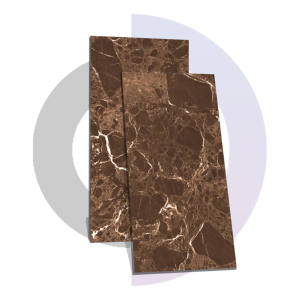 Carreaux de sol Emperador Coffee 600 x 1200 mm, carreaux brillants antidérapants, carreaux tendance - Product Image 3