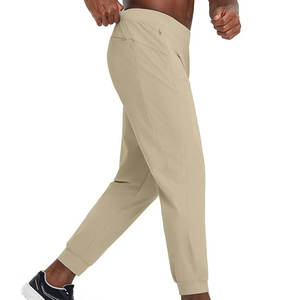 Pantalones de Lona Rectos con Cintura Elástica para Hombre, Pantalones Casuales Deportivos Transpirables y Ecológicos para Otoño - Product Image 3