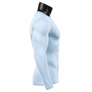 Custom Men’s Compression Shirt <b>Long</b> <b>Sleeve</b> Quick Dry Gym Fitness Tight <b>Base</b> <b>Layer</b> Activewear OEM ODM - Product Image 4