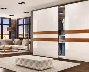 Enblr We Support for Customize Design Modern Modular Walking Closet Cabinet Design for Bedroom Furniture Usage Good Quality - Product Image 2