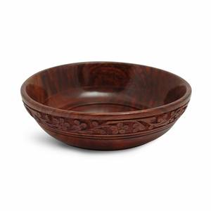 Vaisselle jetable en bois naturel, bol de service, couleur et forme personnalisées, écologique, passe au lave-vaisselle, pour fruits, nouilles, mélange, cadeaux - Product Image 3