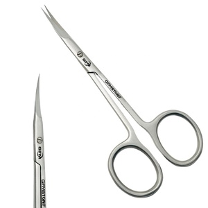 Ciseaux à cuticules professionnels de haute qualité en acier inoxydable, outil de manucure et pédicure à lame incurvée pour le soin des ongles - Product Image 1