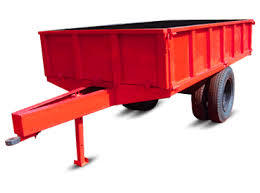 Kostenloser Versand Mini Anhänger 2-3 Tonnen 5 Tonnen Ackers chlepper Anhänger Traktor hydraulische Farm Dump Kippen Anhänger