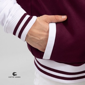 ODM Custom Varsity <b>Jacket</b> Wholesale Streetwear Fashion Premium Quality <b>Slim</b> <b>Fit</b> Baseball Bomber <b>Jacket</b> - Product Image 1