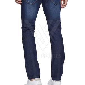 กางเกงยีนส์ผู้ชายสไตล์ลำลอง หลายกระเป๋า ผ้าฝ้าย ซับในขนแกะ กันยับ ราคาดีที่สุด สีพื้น เอวกลาง ทรงตรง - Product Image 3