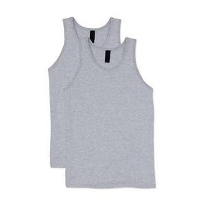 Factory Direct Custom US Size Cotton <b>Men's</b> <b>Muscle</b> <b>T</b>-<b>Shirt</b> Sleeveless Fitness Wear Tank Tops Casual Heather Grey Color OEM Custom - Product Image 5