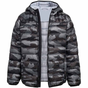 Men <b>padded</b> down puffer <b>jacket</b> winter warm thick hooded <b>waterproof</b> windproof insulated outdoor fashion casual outerwear - Product Image 2