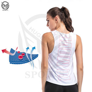 เสื้อกล้ามออกกำลังกายผ้าฝ้ายพิมพ์ลายสำหรับผู้หญิงเสื้อกล้ามว่างเปล่าใส่สบายฤดูร้อนออกแบบได้ตามต้องการ - Product Image 4