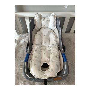 Cuscino per passeggino con motivo a Mickey grigio