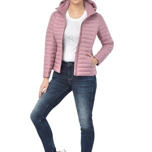 Chaqueta acolchada para mujer hecha en fábrica 2025, tela de lona cómoda a la moda, nueva llegada, ropa para exteriores - Product Image 6