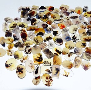 Shazar โมรา dendritic พลอยเจียระไนแบบหลวมอัญมณีหลวมใช้ทำเครื่องประดับ - Product Image 2