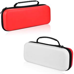 Étui de rangement simple en EVA avec fermeture éclair, bicolore rouge et blanc, pour <span class=keywords><strong>Nintendo</strong></span> Switch 2/OLED avec Joy-Con, pochette de voyage pour jeux - Product Image 3