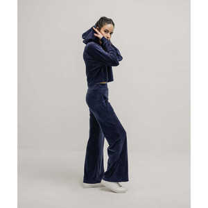 Women's <b>Velour</b> Hoodie Comfortable <b>Sweatshirts</b>-Beige/Black/Navy Sizes XS-XXL - Product Image 1