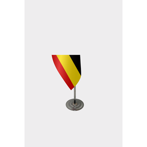 Bandera de Uganda Personalizable de 3x5 pies para Interiores, Impresa con Técnicas Digitales en Nailon de Seda con Asta de Aluminio para Uso Automotriz - Product Image 4