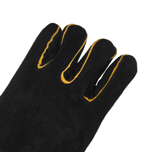 ถุงมือเชื่อมหนังถุงมือป้องกันความร้อนป้องกันแบคทีเรียวัสดุนิ่ม - Product Image 3