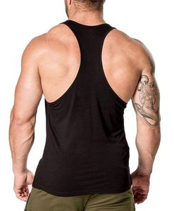 Débardeur pour homme en coton 100% respirant, couleur unie, confortable, logo personnalisé en gros - Product Image 6