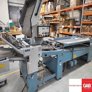 Máquina plegadora de papel tamaño B1 barata en venta - MBO B30 4-4 con alimentador continuo de pila redonda - Product Image 1