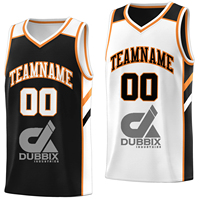 Conjuntos de Camisetas de Baloncesto Personalizadas de Talla Grande, Reversibles, sin Mangas, Transpirables, de Malla de Poliéster, de Secado Rápido, con Estampado por Transferencia de Calor, Clásicas