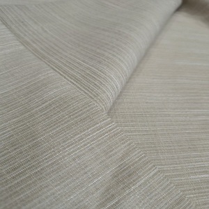 Tela de cortina decorativa de algodón y poliéster Premium texturizada con estilo de aspecto de lino tejido para decoración de hogar y Hotel - Product Image 5