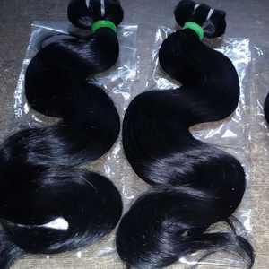 Vente en gros extensions de cheveux indiens vierges du temple perruque à double tirage avec fermeture en cheveux humains faisant le fournisseur - Product Image 5