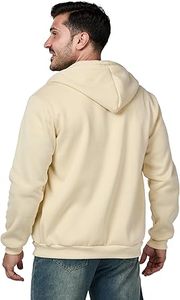 Sudaderas Casuales de Invierno para Hombre, Color Sólido, 100% Algodón, Felpa, Corte Regular, Secado Rápido y Transpirable, Ecológicas, con Bolsillo, Alta Calidad - Product Image 2